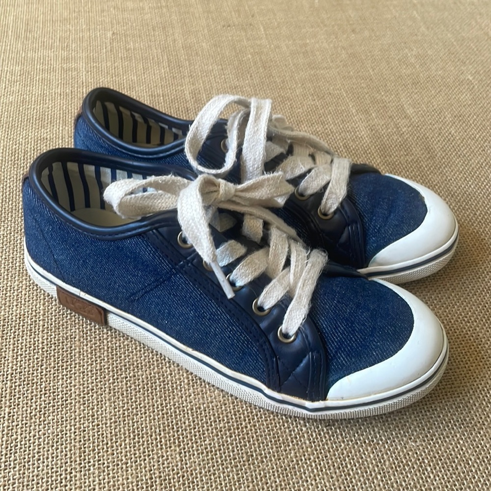 EUC UGG denim sneakers Sz 2